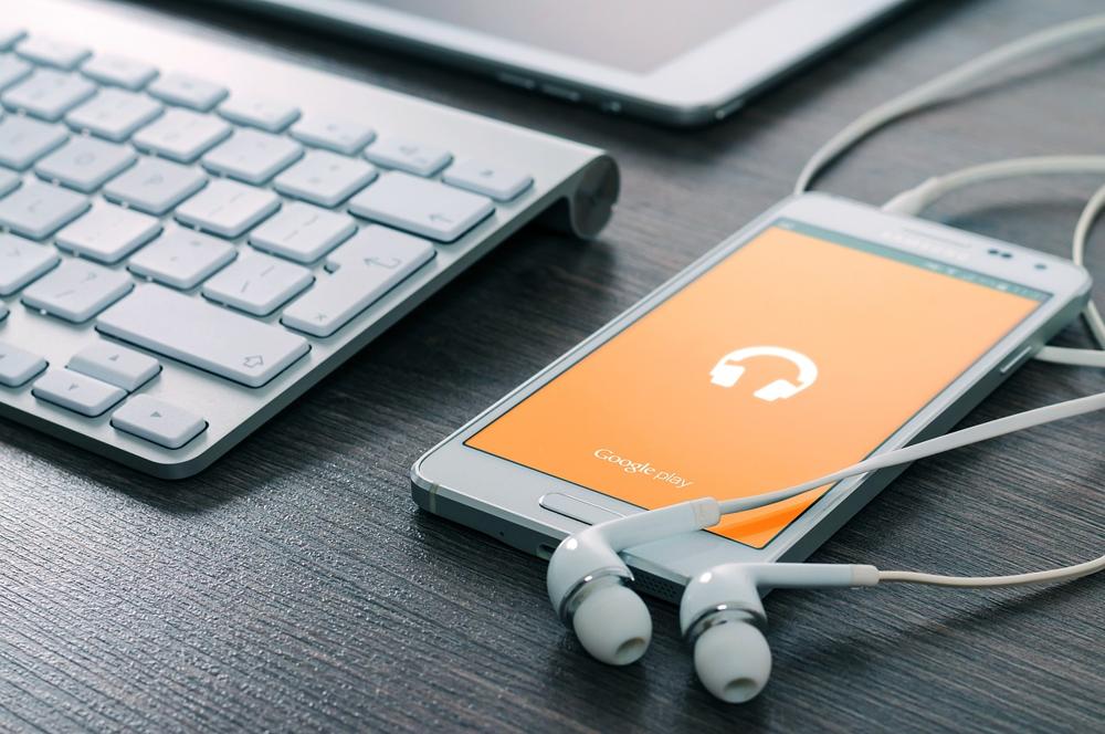 listening music