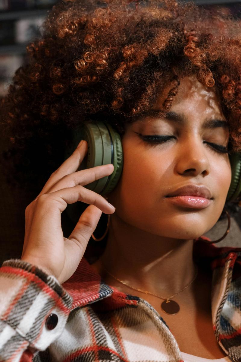 listening music